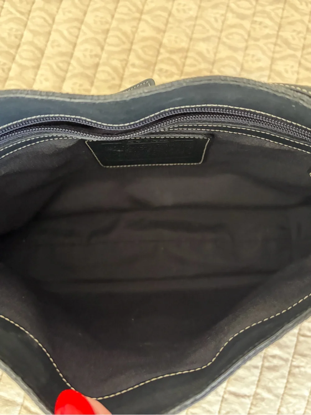 Vintage Coach Y2K Hampton Clip Hobo Bag